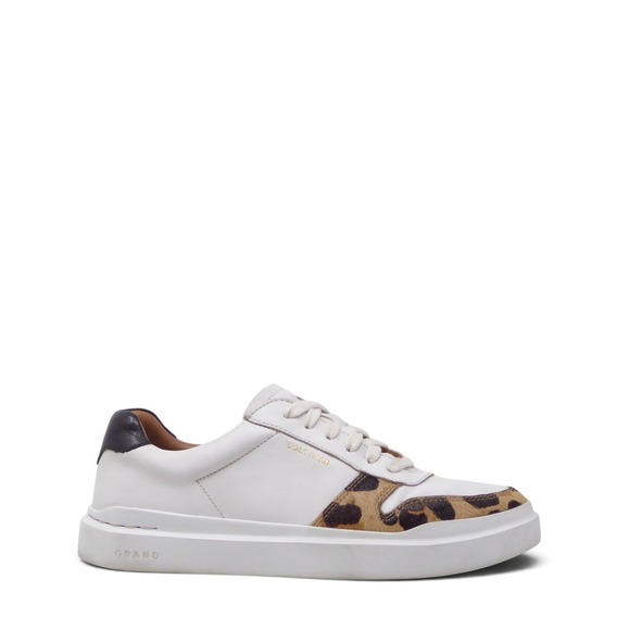 Cole Haan Shoes - Cole Haan Womens Grandpro Rally Court Sneakers White Leopard Print Size 7B